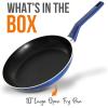imageNutriChef Kitchen Cooking Utensils Set  Includes Soup Ladle Pasta Fork and Spatula Works with Model NCCWA13Blue