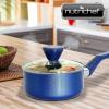 imageNutriChef Kitchen Cooking Utensils Set  Includes Soup Ladle Pasta Fork and Spatula Works with Model NCCWA13Blue
