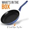 imageNutriChef Kitchen Cooking Utensils Set  Includes Soup Ladle Pasta Fork and Spatula Works with Model NCCWA13Blue