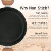 imageNutriChef Kitchen Cooking Utensils Set  Includes Soup Ladle Pasta Fork and Spatula Works with Model NCCWA13Brown