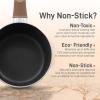 imageNutriChef Kitchen Cooking Utensils Set  Includes Soup Ladle Pasta Fork and Spatula Works with Model NCCWA13Brown