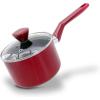 imageNutriChef Kitchen Cooking Utensils Set  Includes Soup Ladle Pasta Fork and Spatula Works with Model NCCWA13Red
