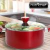 imageNutriChef Kitchen Cooking Utensils Set  Includes Soup Ladle Pasta Fork and Spatula Works with Model NCCWA13Red