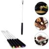 imageNutriChef PKFNMK23 Countertop Set Cooker Chocolate Maker Cheese Electric 64oz Fondue Melting Pot Warmer  Includes 6 Forks Black
