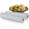 imageNutriChef Vacuum Sealer Bags 8x50 Rolls 2 pack for Food Saver Seal a Meal NutriChef Weston Commercial Grade BPA Free Heavy Duty Great for vac storage Meal Prep or Sous Vide8x50n