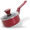 imageNutriChef Kitchen Cooking Utensils Set  Includes Soup Ladle Pasta Fork and Spatula Works with Model NCCWA13Red