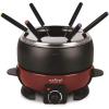 imageNutriChef PKFNMK23 Countertop Set Cooker Chocolate Maker Cheese Electric 64oz Fondue Melting Pot Warmer  Includes 6 Forks Black