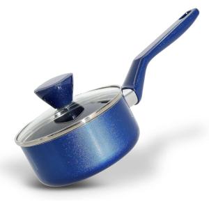 imageNutriChef Kitchen Cooking Utensils Set  Includes Soup Ladle Pasta Fork and Spatula Works with Model NCCWA13Blue