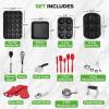 imageNutriChef 42Piece Ultimate Nonstick Bakeware Set  Carbon Steel Baking Pans Everyday Baking Tools Oven Mitts ampamp More  Ideal for Baking Delicious Savory ampamp Sweet Treats  Complete Set for Bakers