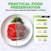 imageNutriChef Automatic Food Vacuum Sealer Machine  Electric Air Sealing Preserver with 5 Reusable Bags LED Controls HighPower Suction for Dry ampamp Moist Foods Stainless Steel HousingSilverBlack