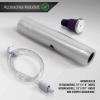 imageNutriChef Automatic Food Vacuum Sealer Machine  Electric Air Sealing Preserver with 5 Reusable Bags LED Controls HighPower Suction for Dry ampamp Moist Foods Stainless Steel HousingSilver