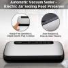 imageNutriChef Automatic Food Vacuum Sealer Machine  Electric Air Sealing Preserver with 5 Reusable Bags LED Controls HighPower Suction for Dry ampamp Moist Foods Stainless Steel HousingSilver