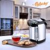 imageNutriChef Water Boiler and Hot Water Dispenser 8L Electric Beverage Dispenser with Safety Lock Lid NonDrip Tap Warm Function Food Grade Stainless Steel Home ampamp Commercial Use 19quotx9quotx9quot Silver42 Quarts