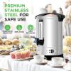 imageNutriChef Water Boiler and Hot Water Dispenser 8L Electric Beverage Dispenser with Safety Lock Lid NonDrip Tap Warm Function Food Grade Stainless Steel Home ampamp Commercial Use 19quotx9quotx9quot Silver137 Quarts