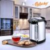 imageNutriChef Water Boiler and Hot Water Dispenser 8L Electric Beverage Dispenser with Safety Lock Lid NonDrip Tap Warm Function Food Grade Stainless Steel Home ampamp Commercial Use 19quotx9quotx9quot Silver53 Quarts