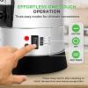 imageNutriChef Water Boiler and Hot Water Dispenser 8L Electric Beverage Dispenser with Safety Lock Lid NonDrip Tap Warm Function Food Grade Stainless Steel Home ampamp Commercial Use 19quotx9quotx9quot Silver85 Quarts