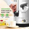 imageNutriChef Water Boiler and Hot Water Dispenser 8L Electric Beverage Dispenser with Safety Lock Lid NonDrip Tap Warm Function Food Grade Stainless Steel Home ampamp Commercial Use 19quotx9quotx9quot Silver201 Quarts