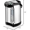 imageNutriChef Water Boiler and Hot Water Dispenser 8L Electric Beverage Dispenser with Safety Lock Lid NonDrip Tap Warm Function Food Grade Stainless Steel Home ampamp Commercial Use 19quotx9quotx9quot Silver53 Quarts