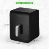 imageNutrichef Electric Air Fryer Tenderizer 63 Quart  121 Preset Cooking Functions  Includes Tenderizing Function  Digital Display  Transparent Window For Best Cooking Results  Black