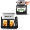 imageNutriChef 4 QT Air Fryer ampamp Grill  71 Preset Cook Modes  Transparent Fry Bowl for Best Cooking Results  Cook Shrimp Steak Fries Wings ampamp More  4 QT Glass Air Fryer ampamp 12 QT Grill  BlackWhite