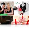 imageNutriChef Upgraded 2in1 Dessert Maker Fruit Blender Soft Serve Healthy Snacks Great For Frozen Yogurt Ice Cream Sorbet Smoothie Salads  PKELS80