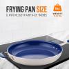 imageNutriChef f 12quot Large Fry Pan  Large Skillet Nonstick Frying Pan with Silicone Handle Ceramic Coating Blue Silicone Handle StainResistant And Easy To Clean Professional Home Cookware14