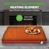 imageNutriChef Electric Warming Tray  Glass Surface Hot Serving Tray  Adjustable Temperature 140F to 230F  Energy Efficient ampamp Space Saving  Perfect for BuffetsParties ampamp More  212 x 165 in  Red
