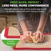 image:imageNutriChef 23Piece Baking Utensil Collection with Measuring Tools Silicone Mats Spatulas Whisk amp Oven Mitts  Complete Kitchen Utensils Set and Baking Tool Set Suitable for Home BakersRed and Black