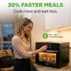 image:imageNutriChef 32 Quart Air Fryer amp Oven  Digital Airfryer with 20 Presets Dual Cook Rotisserie Bake amp More  MultiFunction Convection Countertop Oven  Large Capacity  18 x 17 x 14  Black