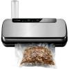 image:imageNutriChef Food Vacuum Sealer Machine 110W Stainless Steel Automatic Chamber Vacuum Sealer with LED Touch Controls For Food Storage 5 Reusable Vacuum Bags Hose amp Wine Stopper 14 x 6 x 3