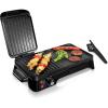image:imageNutriChef Electric Griddle  Dual Hot Plate Cooktop Crepe Maker with Press Grill Nonstick Coating Rotary Temperature Control Plugin Operation amp Oil Tray for Kitchen amp Countertop PKGRIL43