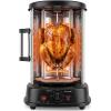 image:imageNutriChef Countertop Vertical Rotating Oven  Rotisserie Shawarma Machine Kebob Machine Stain amp Heat Resistant Door amp Energy Efficient Includes Kebob Rack with 7 Skewers PKRTVG34