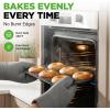 image:imageNutriChef Donut Mold  Nonstick Carbon Steel Donut Pan for Baking  6Cavity Tray with Bagel Mold Design  Oven Safe up to 450F  Stainless Steel 125 x 85 Inch Bakeware  Black4 Pan