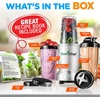 image:imageNutriChef Personal Electric Single Serve Blender  1200W Professional Kitchen Countertop Mini Blender Shakes and Smoothies w Pulse Blend Convenient  Portable 10 amp 24 Oz Cups  NutriChef NCBL12Stainless