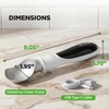 image:imageNutriChef Heated Ice Cream Scoop  Rechargeable Heating Scooper with 4 Adjustable Temperatures  Heating Time 3040 seconds to reach 104F  Best for Gelato Frozen Yogurt Sorbet amp More  White