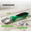 image:imageNutriChef Heated Ice Cream Scoop  Rechargeable Heating Scooper with 4 Adjustable Temperatures  Heating Time 3040 seconds to reach 104F  Best for Gelato Frozen Yogurt Sorbet amp More  Green
