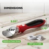 image:imageNutriChef Heated Ice Cream Scoop  Rechargeable Heating Scooper with 4 Adjustable Temperatures  Heating Time 3040 seconds to reach 104F  Best for Gelato Frozen Yogurt Sorbet amp More  Red