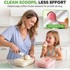 image:imageNutriChef Heated Ice Cream Scoop  Rechargeable Heating Scooper with 4 Adjustable Temperatures  Heating Time 3040 seconds to reach 104F  Best for Gelato Frozen Yogurt Sorbet amp More  White