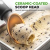 image:imageNutriChef Heated Ice Cream Scoop  Rechargeable Heating Scooper with 4 Adjustable Temperatures  Heating Time 3040 seconds to reach 104F  Best for Gelato Frozen Yogurt Sorbet amp More  Black