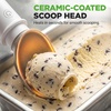 image:imageNutriChef Heated Ice Cream Scoop  Rechargeable Heating Scooper with 4 Adjustable Temperatures  Heating Time 3040 seconds to reach 104F  Best for Gelato Frozen Yogurt Sorbet amp More  White