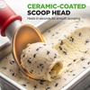 image:imageNutriChef Heated Ice Cream Scoop  Rechargeable Heating Scooper with 4 Adjustable Temperatures  Heating Time 3040 seconds to reach 104F  Best for Gelato Frozen Yogurt Sorbet amp More  Red