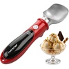 image:imageNutriChef Heated Ice Cream Scoop  Rechargeable Heating Scooper with 4 Adjustable Temperatures  Heating Time 3040 seconds to reach 104F  Best for Gelato Frozen Yogurt Sorbet amp More  Red