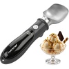 image:imageNutriChef Heated Ice Cream Scoop  Rechargeable Heating Scooper with 4 Adjustable Temperatures  Heating Time 3040 seconds to reach 104F  Best for Gelato Frozen Yogurt Sorbet amp More  Black