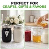 image:imageNutriChef 16 Pack Mason Jars 16 oz with Lids Wide Mouth Airtight Seal Freeze Safe Durable Glass Silver Screw Lids for Meal Prep Jam Honey and Wedding Gifts Leakproof amp Dishwasher Safe Glass Jars8 pack