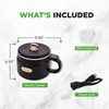 image:imageNutriChef 16 QT Portable Electric Rice Cooker amp Lunch Maker  MultiFunctional amp NonStick Ceramic Coating  Digital Control Panel  6 Cook Functions Rice Soup Stew Porridge amp More  Black