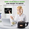 image:imageNutriChef 16 QT Portable Electric Rice Cooker amp Lunch Maker  MultiFunctional amp NonStick Ceramic Coating  Digital Control Panel  6 Cook Functions Rice Soup Stew Porridge amp More  Black
