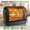 image:imageNutriChef Horizontal Rotating Shawarma Oven  Rotisserie Shawarma amp Kebab Machine  Includes Large 224 Quart Capacity 3Hour Timer amp 6 Kebab Skewers  Ideal for ChickenTurkey amp Lamb  Black