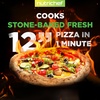 image:imageNutriChef Outdoor Pizza Oven with 360 Rotating Pizza Stone  Adjustable Heat Control Dial Includes Pizza Peel Stone amp Regulator with Hose  Cooks 12 Pizza in 60 seconds  252 x 161 x 14 INNo Handle