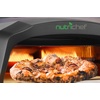 image:imageNutriChef Portable Outdoor Gas Pizza Oven  Unique Design Easy Bake Oven with Pizza Stone Foldable Feet OneTouch Gas Ignition Adjustable Heat Control Stainless Steel 932F MaxBlack