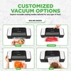 image:imageNutriChef Premium Vacuum Sealer Machine Automatic Powerful Food Vacuum Sealer Machine with Bags Touchscreen Cutter amp MultiModes for Dry Moist amp Soft Food Storage Prep and Sous Vide CookingBlackSilver